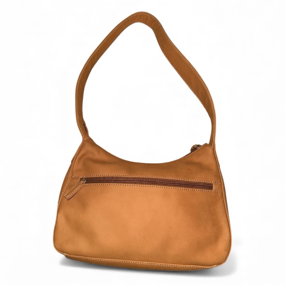 Tignanello Tan Leather Shoulder Bag